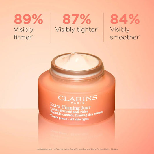 Clarins Extra-Firming Jour Day Cream for Dry Skin – Anti-Aging Firming & Lifting Moisturizer | 50ml