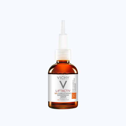 Vichy LiftActiv Vitamin C Face Serum – Brightening Serum with Pure Vitamin C, Hyaluronic Acid & Vitamin E | Anti-Aging, Radiance Boosting, Fine Line Reduction | Fragrance-Free