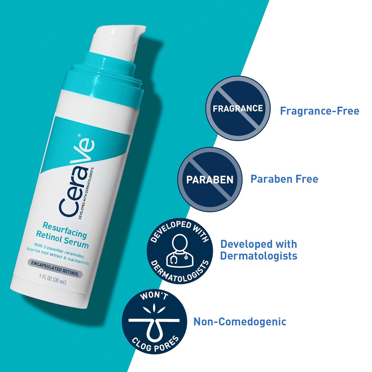 Brightening serum with niacinamide and ceramides