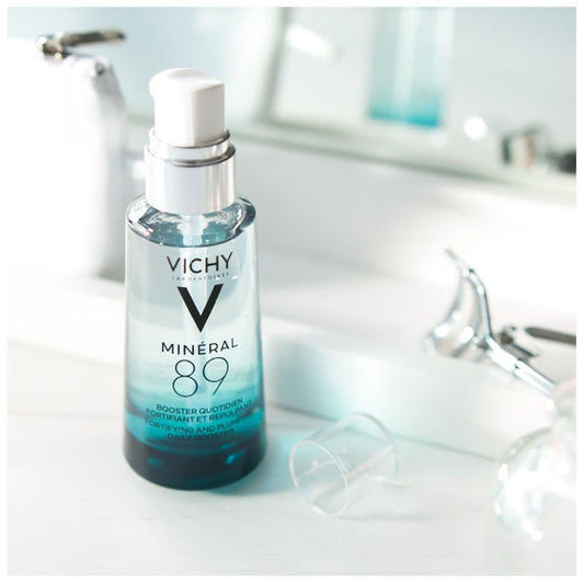 Vichy Mineral 89 Hyaluronic Acid Serum | Hydrating Booster for Plump, Strong Skin